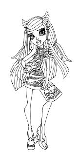 Beautiful Rochelle Goyle Monster High Coloring Pages Fadas