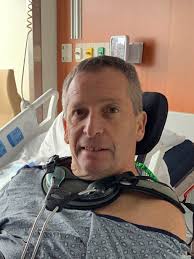 Spencer man tries to stay upbeat after hunting accident