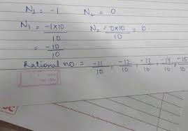 These rational number examples and calculation tips make it clear. List Five Rational Numbers Between Begin Array Ll Text I 1 Text And 0 Text Ii 2 Text And 1 End Array