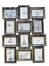 Black And Gold Picture Frames 4x6 12 Opening 4x6 Black With Gold Paris Collage Frame You Can Get More Details By Clicking On The Image Collage Frames Picture Collage Collage Picture Frames