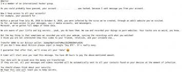 The party conducting the spoofing is doing this in order to alter cryptocurrency prices in a way that favors them. New Sextortion Scam Pretends To Come From Your Hacked Email Account