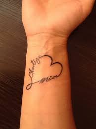 Here, the outer portion of palms is tattooed with a name that is further beautifully flaunted by a guy. Heartbeat Kids Name Tattoo Novocom Top