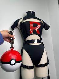 PRE-ORDER Pokémon Jessie Costume Team Rocket Accessorie - Etsy UK