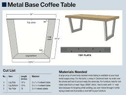 Enter your email address to receive alerts when we have new listings available for glass coffee table with metal legs. Welding For Woodworkers Metal Base Coffee Table Popular Woodworking Magazine