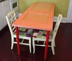 One of the most popular is mismatching chairs. Diy Door Table Inhabitat Green Design Innovation Architecture Green Building