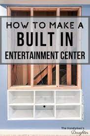 Enjoy exclusive entertainment as per your convenience. Diy Built In Entertainment Center The Handyman S Daughter