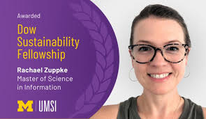 Excited to share that I've been selected to participate in the 2024 Dow  Sustainability Fellows Program, administered by the U-M Graham  Sustainability Institute.
