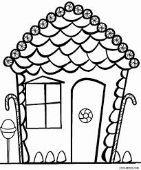 Printable Gingerbread House Coloring Pages For Kids Cool2bkids House Colouring Pages Free Halloween Coloring Pages Coloring Pages