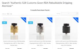 Maybe you would like to learn more about one of these? Goon 25 Rda Clone War Vs 528 Customs 3fvape Auth Or Not Electronic Cigarette