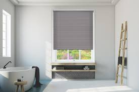 Venetian blinds in 3 colours,cream,white or black,these pvc blinds are great value and come in assorted sizes,can be cut to size.all fittings included. Grey Perforated Venetian Blind Made To Measure Best Buy Online