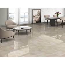 Elegance Cream Polished Porcelain Tile Polished Porcelain Tiles Porcelain Tile Flooring