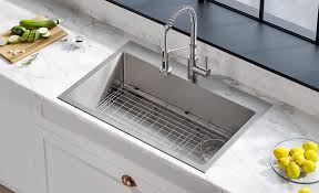 types of kitchen sinks the home depot