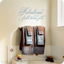 From 12 95 Fabulous Is A Full Time Job Elegant Version Bathroom Towel Decor Restroom Decor Blue Bathroom Interior