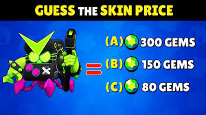 Get free packages of gems and unlimited coins with brawl stars online generator. Guess The Skin Price Brawl Stars Quiz Youtube