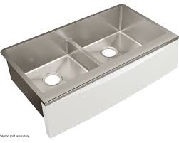35.87 x 20.75 x 10. Elkay Crosstown 16 Gauge Stainless Steel 35 7 8 X 20 5 16 X 9 Double Bowl Farmhouse Sink With Aqua Divide For Interchangeable Apron