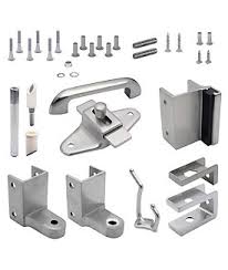 Bathroom stalls | partitions and hardware with accessories for over 35 years. Partition Repair Parts Restroom Partition Door Hardware Out Swing 7 8 Satin Stainless Steel With 5053
