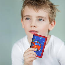 Amazon.com: JONYEE RFID Wallet, Cute Cartoon Wallet with Zipper for Kids  (Fire truck) : Clothing, Shoes & Jewelry