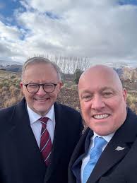 New Zealand has no greater friend than Australia. It's great to have  Anthony Albanese in Queenstown for the annual Aussie-NZ Leaders' Meeting.