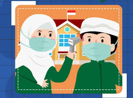 Desaintasik ilustrasi gambar masker vector png hd cdr bisa dikreasikan dalam desain poster kesehatan atau brosur dalam menjaga kesehatan area pernafasan. Animasi Santri Pakai Masker Png Pakai Masker Png Ingat Pesan Ibu Pakai Masker Jika Tidak Maka 4 Hal Berikut Ini Mungkin Bakal Menghantuimu Pikiran Rakyat Com Kalau Memang Sakit Jangan Tidak