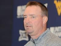 WVU football 0813 Pat Kirkland presser front