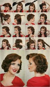17 Vintage Hairstyles With Tutorials For You To Try Pretty Designs Retro Hairstyles Tutorial Vintage Hairstyles Hair Styles