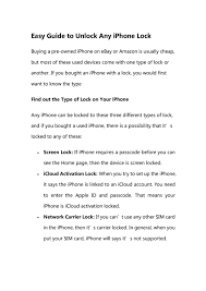 Jul 24, 2018 · if you bought your iphone used or if you want to unlock an iphone that you purchased through a special deal from your carrier, then you'll need to contact your carrier and request an unlock. 2020 Top 3 Iphone Unlocker For Screen Lock And Sim Lock By Mariussmith304 Issuu