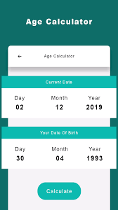 Age Calculator By Date Of Birth Age Calculator App Age Calculator Birthday Reminder