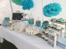 Simple Dessert Table For Baptism Bridal Shower Signs Dessert Table Easy Desserts