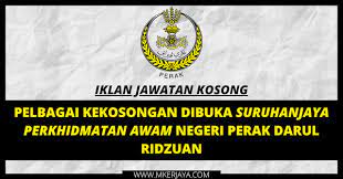 Jawatan kosong spa, putrajaya, wilayah persekutuan, malaysia. Jawatan Kosong Suruhanjaya Perkhidmatan Awam Negeri Perak Darul Ridzuan Mei Jun 2020