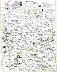 Yuh mek it look bad upon the whole a we. Eminem S Hand Written Lyrics For Lose Yourself Pics