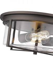 Hallway ceiling light ideas for wooden ceiling. Zeyu Flush Mount Ceiling Light 14 Inch Farmhouse 2 Light Ceiling Lighting Fixture For Hallway Kitchen Oil Rubbed Farmhouse Goals