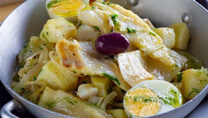 Boiled Codfish