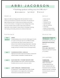resume writing & design samples