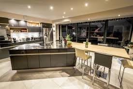 Cuisine Sophistiquee Avec Ilot Central En Y Arthur Bonnet Tours Contemporary Kitchen Angers By Arthur Bonnet Houzz Au
