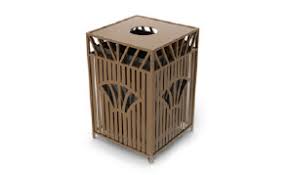 We can even find you decorative trash bins to. Sunrise Series Decorative Outdoor Trash Can 32 Gallon Belson Outdoors