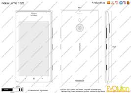 Nokia Lumia 638 vector drawing