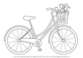 Erfahren Sie Wie Sie Ein Nettes Fahrrad Zeichnen Zwei Rader Schritt Fur Schritt Zeichnen Tutorials Stickereimuster Fahrrad Malerei Zeichnung Tutorial