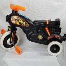 Vintage Chips Black And Orange Plastic Tricycle My Childhood Memories Childhood Childhood Memories