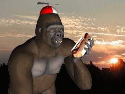 Tumblr Gorilla Reaction Face Dog Gifs