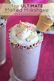 The Ultimate Malted Milkshake Recipe Malt Recipe Homemade Whipped Cream Malt Milkshake