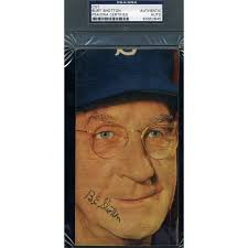 Burt Shotton Signed Photo