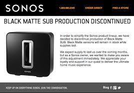 Stereo system sonos zoneplayer s5 datasheet. Sub In Matte Black Will Be Discontinued Gloss Black Still In Production Sonos