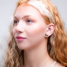 Titanium Stud Butterfly Earrings in 24ct Gold Plate and Sterling Silver,  Boho Jewelry, Insect Jewelry, Titanium Jewelry