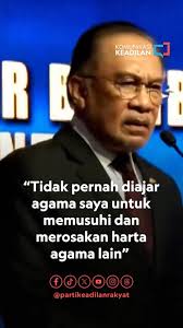 "Tidak pernah diajar agama saya untuk memusuhi dan merosakan harta agama  lain"