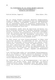 498 Ein Standardmodul fUr ein offenes Netzwerk operativer  Produktionssteuerungsmodelle