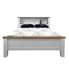 Using the first needle as a guide, feed the strung needle back into the hole in the headboard. Harlow Bed Frame Bookend Headboard With Panel Foot The Bed Shop Nz