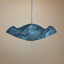 Bowl pendant lights add classic style and function to any room. Jezebel 22 W Sky Blue Art Glass Bowl Pendant Light 71r86 Lamps Plus