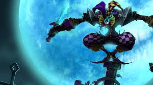 1 champion select 2 movement / attack 3 taunt 4 joke 5 laugh 6 references pick how about a magic trick?ban the joke's on you! look. Shaco 4k 8k Hd League Of Legends Wallpaper