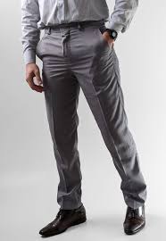 Calça social masculina grafite clearance