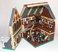 Flourish Blotts Interior Lego Hogwarts Lego Harry Potter Harry Potter Lego Sets